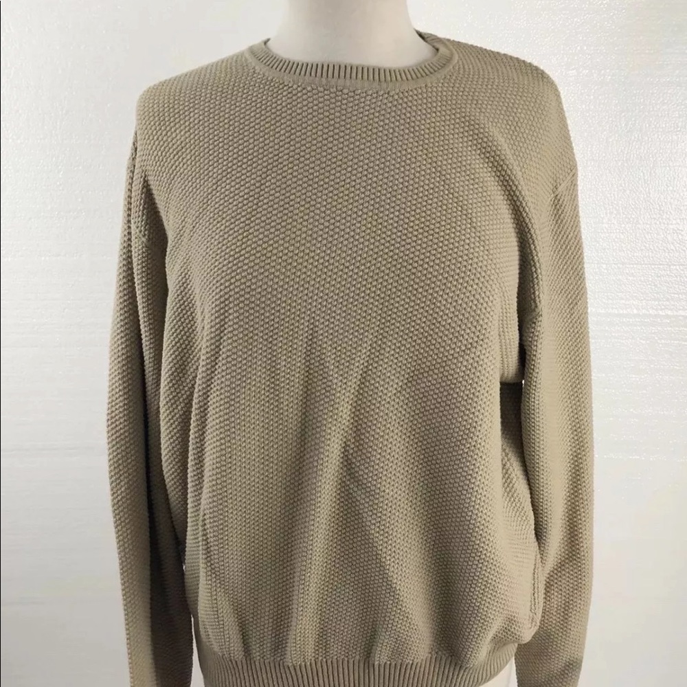 Joe Joseph Abboud Beige Cotton Textured Shirt